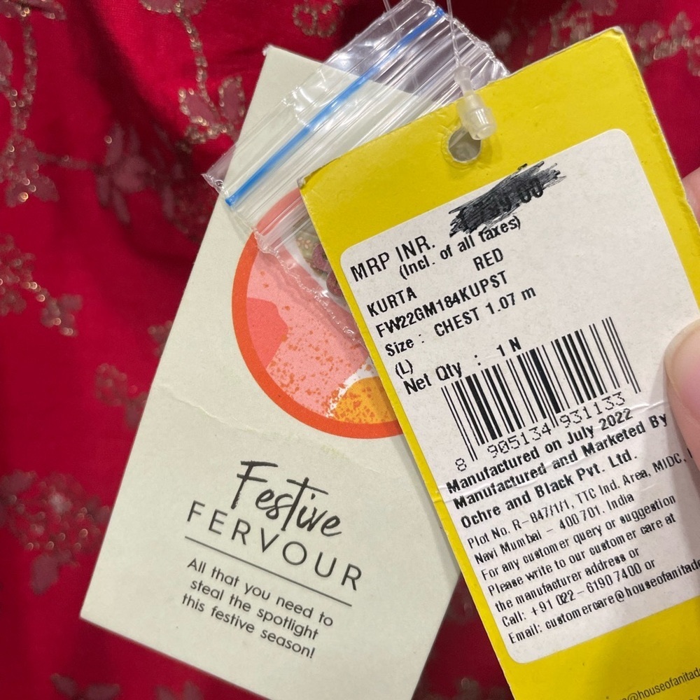 Beautiful ethnic Indian tunic top with zari work